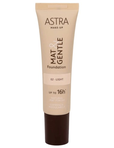 Astra Mat&gentle Foundation - Fondotinta Opaco Naturale - 02 Light